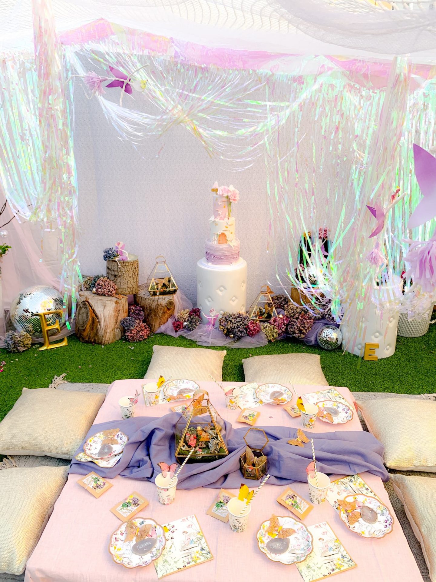 Lilac Enchanted Fairy Garden Party