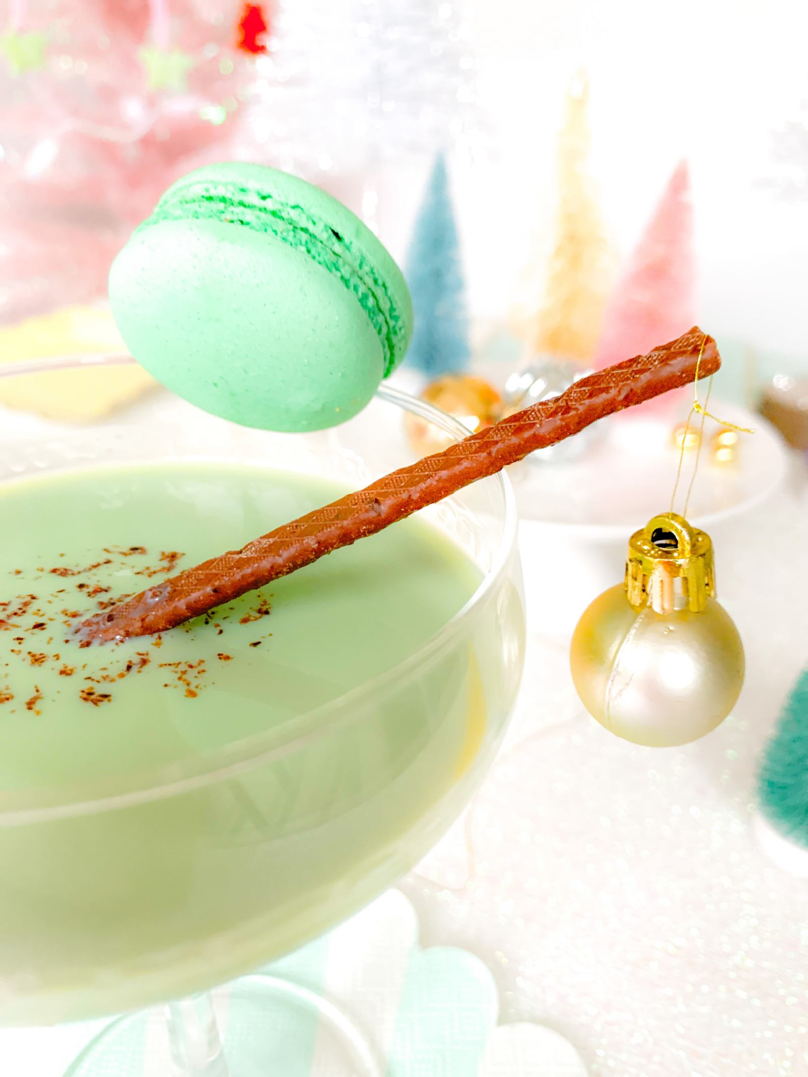 Mint Chocolate Christmas Cocktail