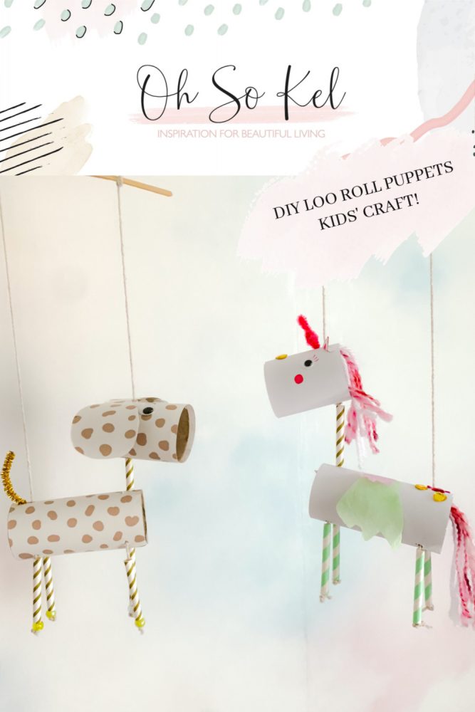 DIY loo roll puppets
