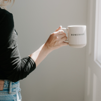 HOMEBODY STONEWARE MUG