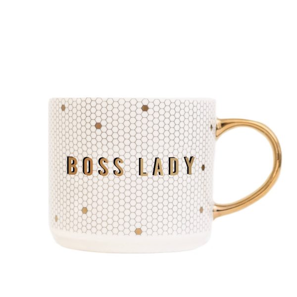 Boss Lady Honeycomb Tile Coffee Mug
