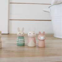 Wooden Bunny Family Toys