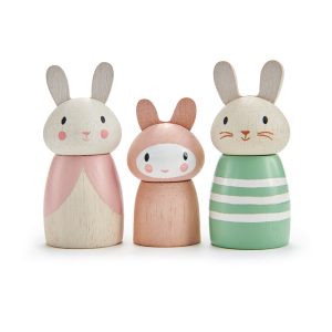 Wooden Bunny Family Toys
