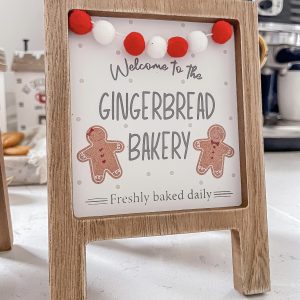 Gingerbread Bakery Easel Sign