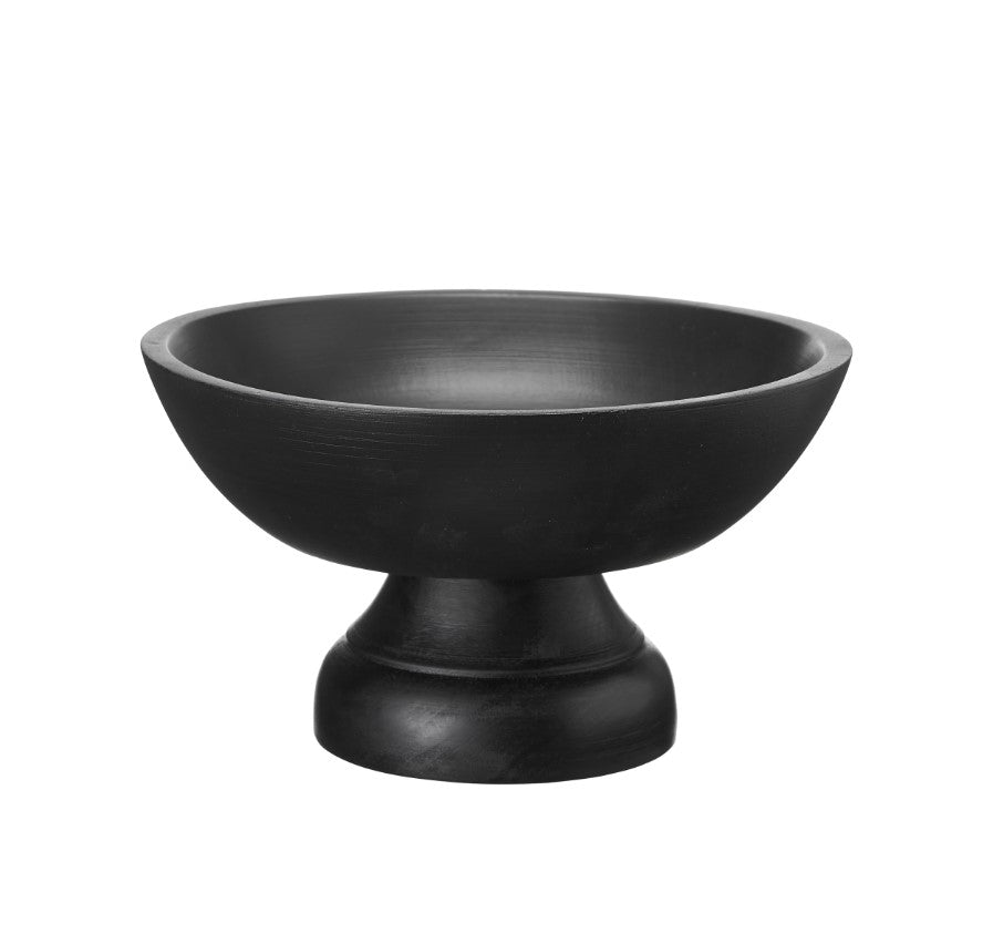 Amalie Black Footed Bowl