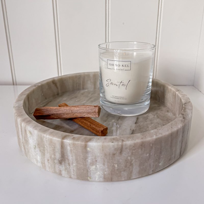 Fijn Round Marble Tray