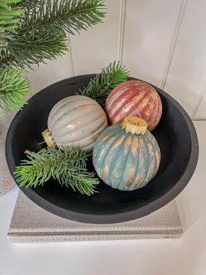 DIY Vintage Christmas Baubles