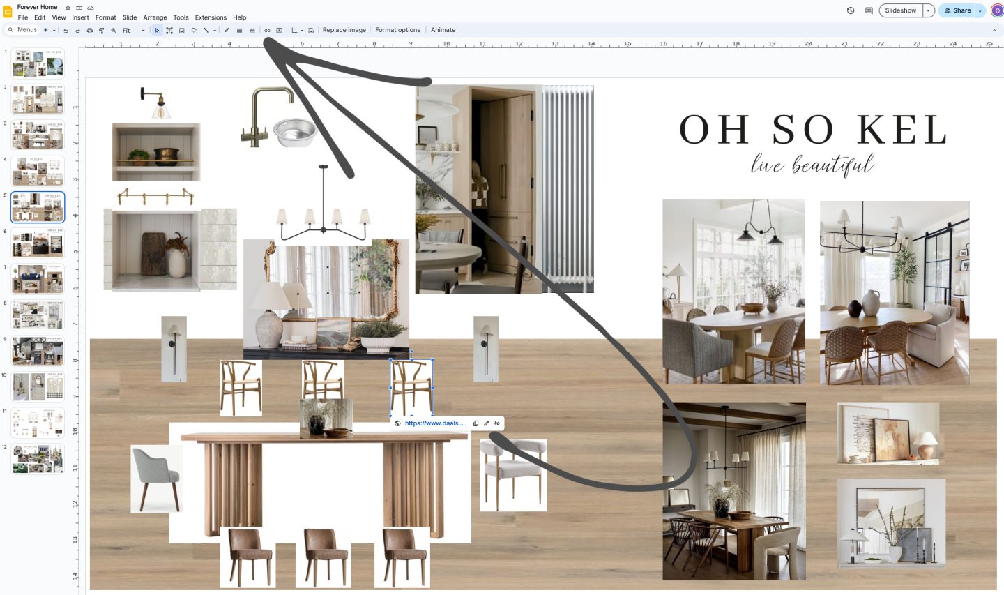 How to create an interior design moodboard
