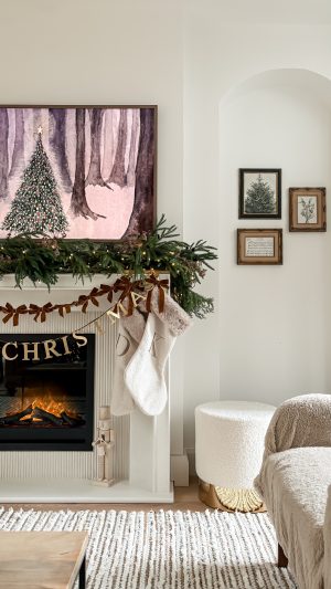 Christmas in July: Modern Organic Holiday Decor in a 1930s Renovated Home