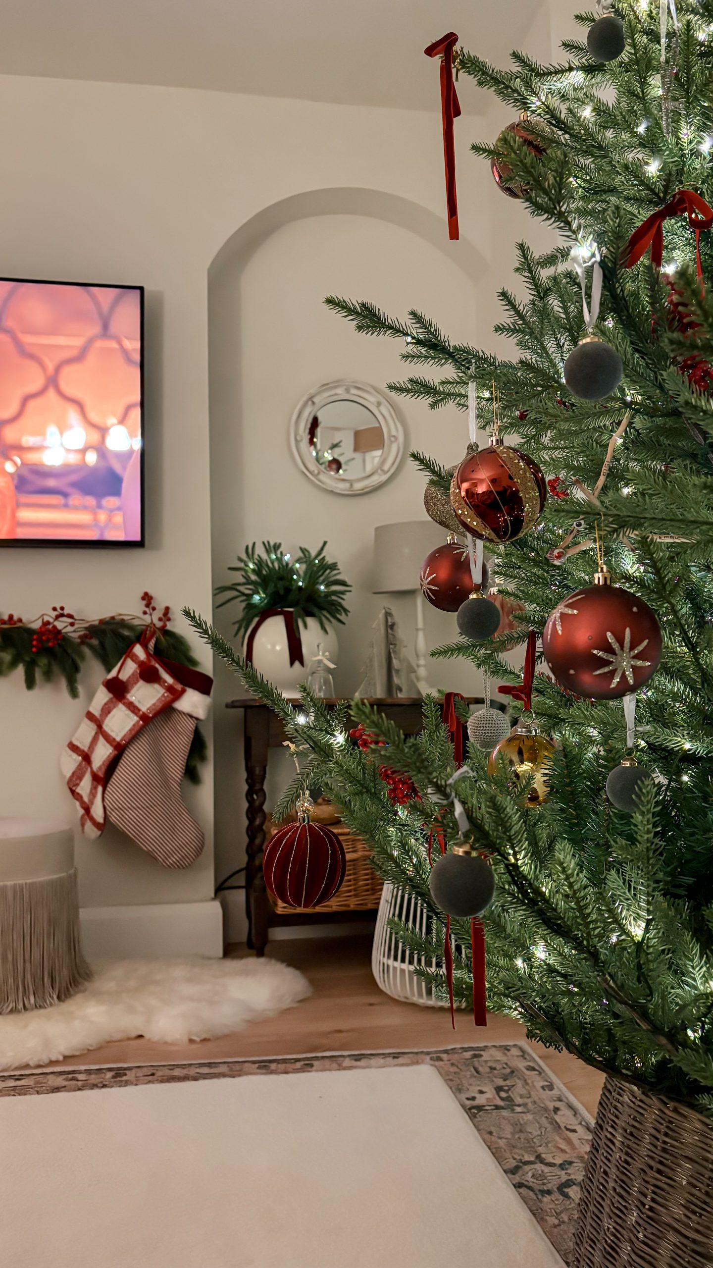Christmas in July: Modern Organic Holiday Decor in a 1930s Renovated Home